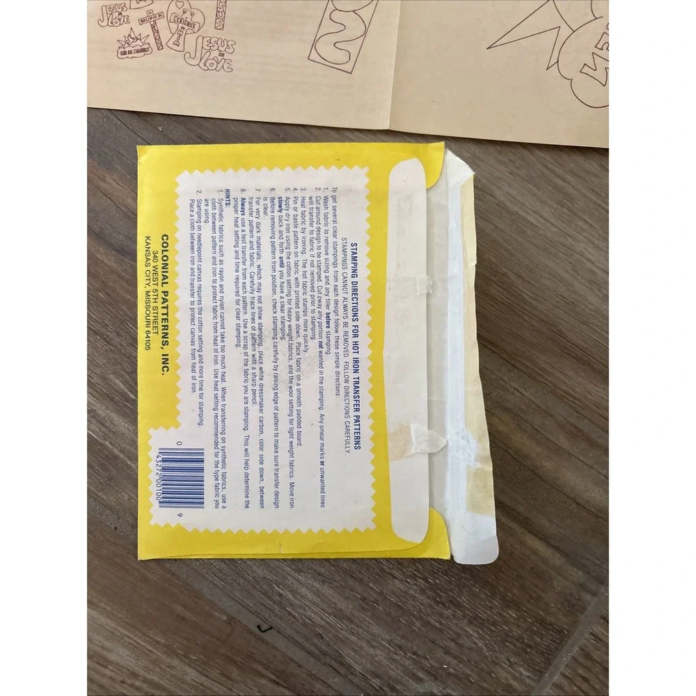 Vintage Aunt Martha's‎ Hot Iron Transfers, NIP, #3845  Designs